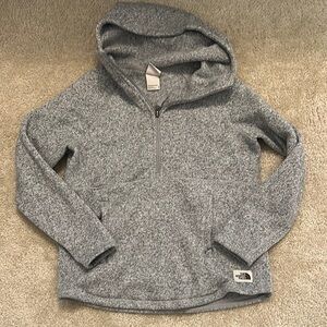 The North Face Gray women’s insulated Hooded Pullover size M